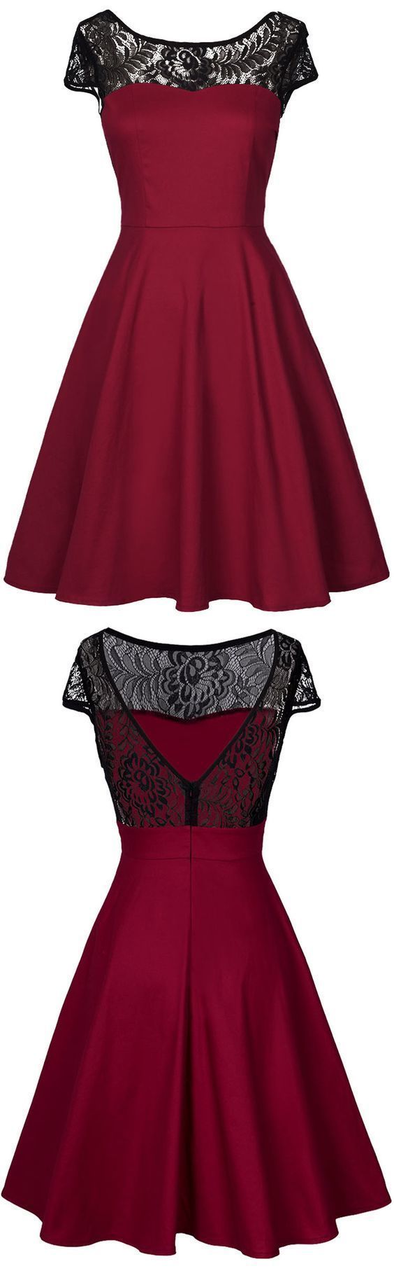 Stunning Homecoming Dresses,dark Red Satin Short Party Gowns, Short ...