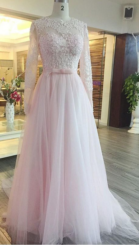 Floor Length Prom Dress, Elegant Prom Dress M9082