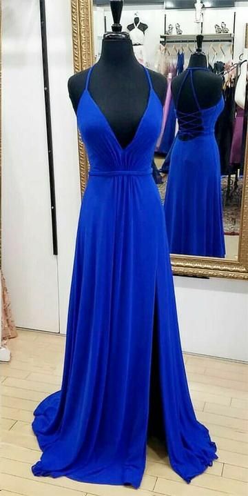 Fashion Deep V-neck Chiffon Long Prom Dress ,party Dress ,formal Dress M9267