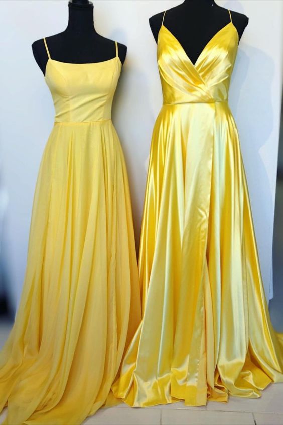 2021 Yellow Prom Dresses M875 on Luulla