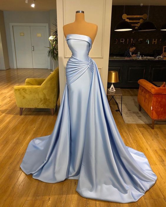 Strapless Evening Gown Formal Dresses M1087
