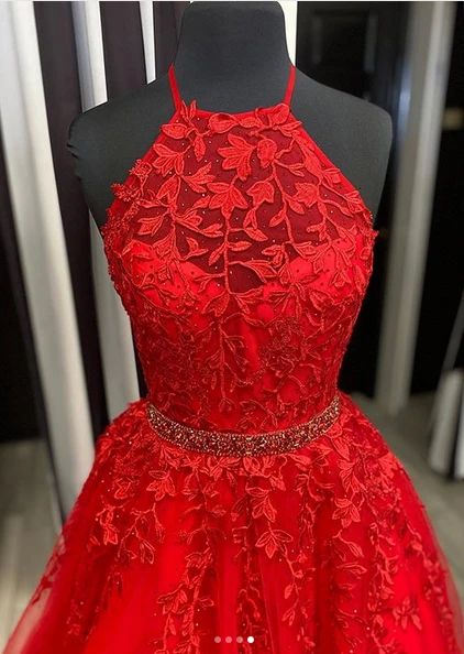 Long Prom Dresses With Applique And Beading 8th Graduation Dress School Dance Winter Formal Dress M1114