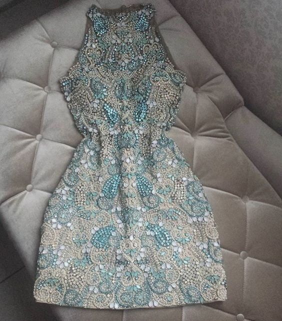 Beaded Short Homecoming Dress Party Gowns M1279