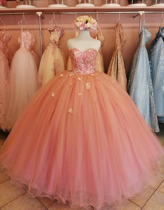 Ball Gown Long Prom Dress, Formal Dress M1641