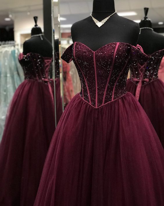 Burgundy Prom Dresses 2021,prom Dress,evening Dress,prom Dresses M1824