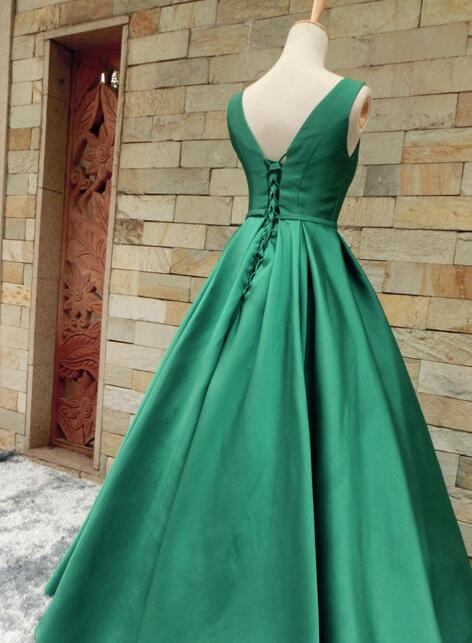 Gorgeous Satin Long Party Dress 2020, Junior Prom Dress M1886 on Luulla