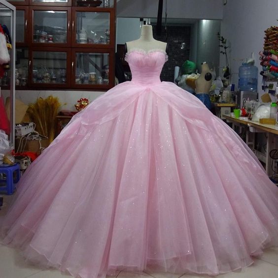 Gorgeous Tulle Quinceanera Dresses, Ball Gown Prom Dress M2085