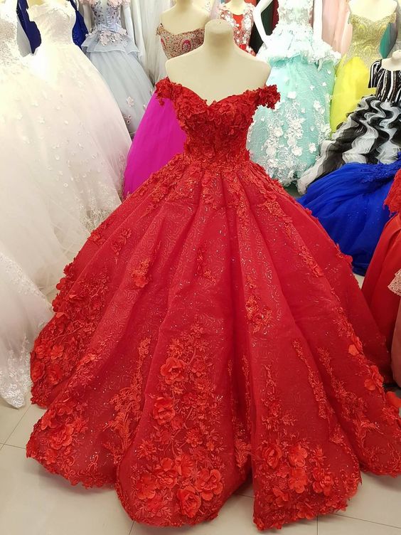 Red Prom Dress Unique Prom Dress Evening Gown M2985