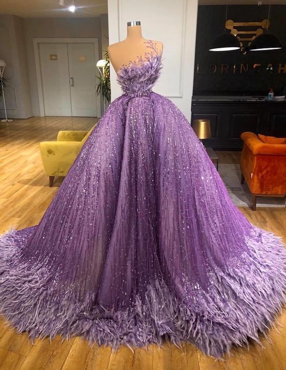 Purple Prom Dresses, Sparkly Prom Dresses, Shinning Prom Dresses, Sequins Prom Dresses, Custom Make Prom Dresses M3020