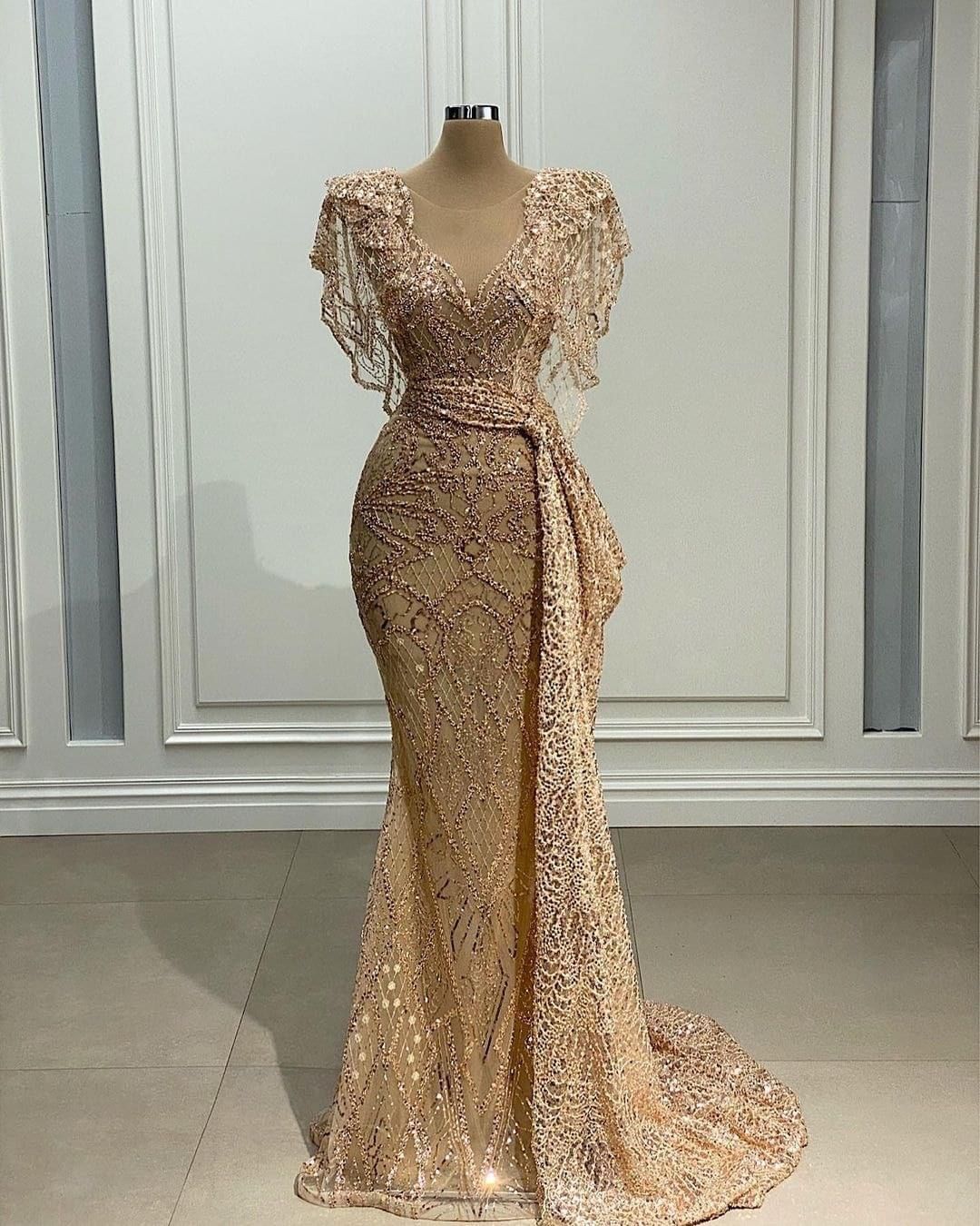 Charming Long Evening Dress Fashion Prom Dresses M3053