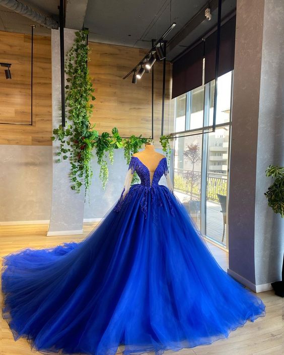 Purple Long Prom Dress Evening Formal Dress M3141