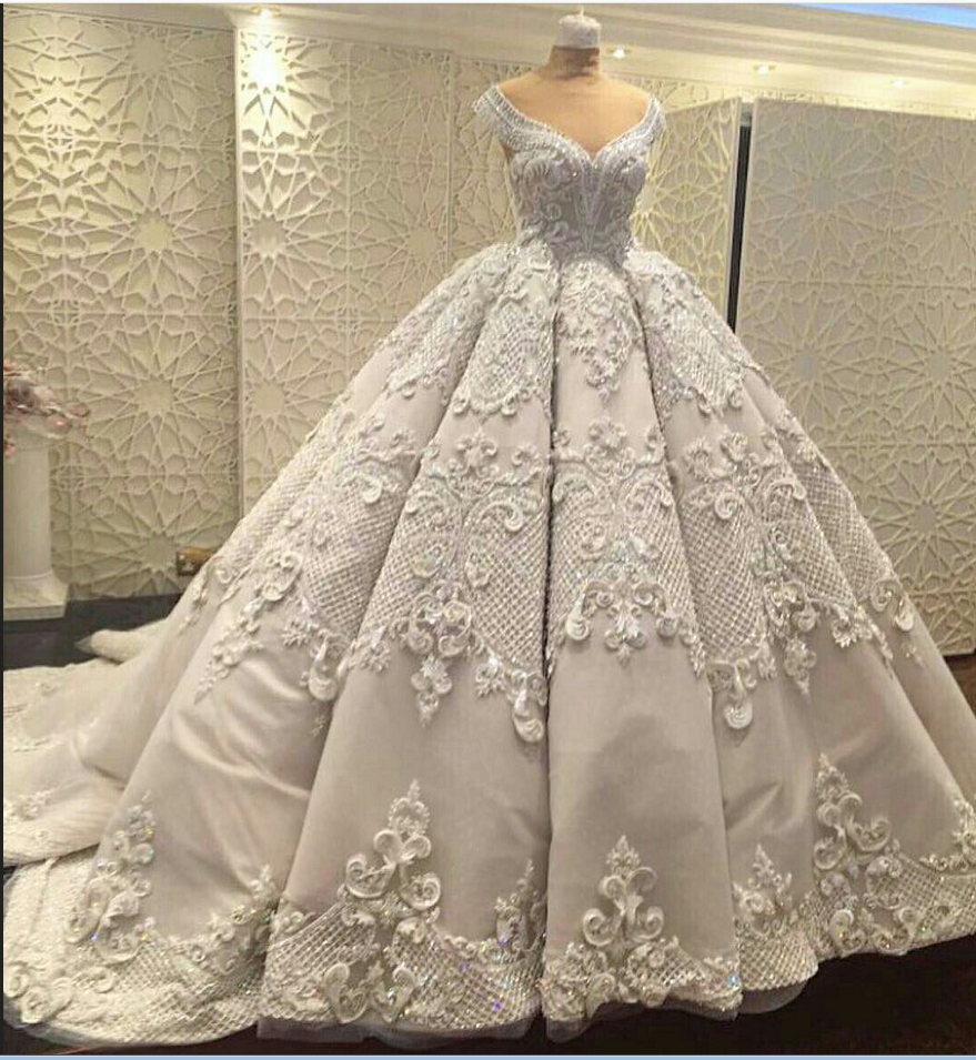 Gorgeous Wedding Ball Gown Prom Dresses,elegant Prom Gowns ,applique Evening Dresses,fashion Prom Dress M3218