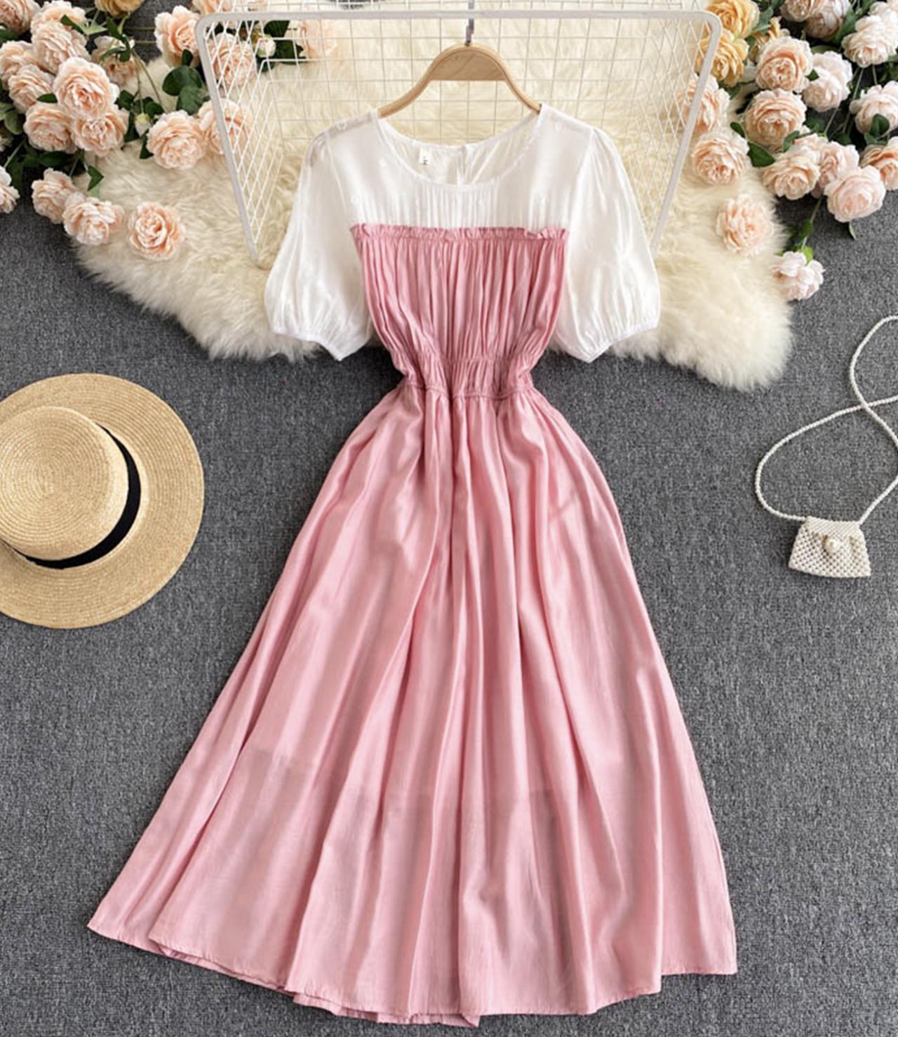 Polka Dot Casual Dresses Simple Summer Women Vestidos Elegant for Cocktail  Party | eBay