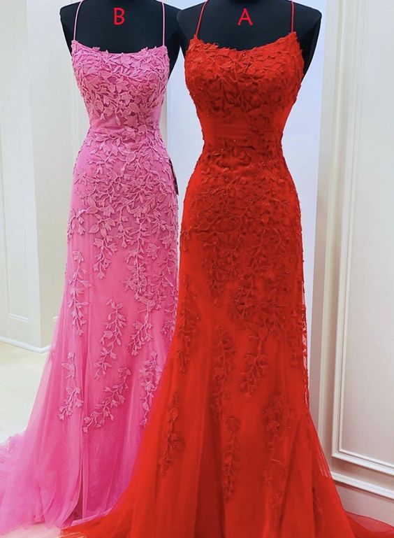 Halter Illusion Long Boho Tulle Dresses Red main image 1