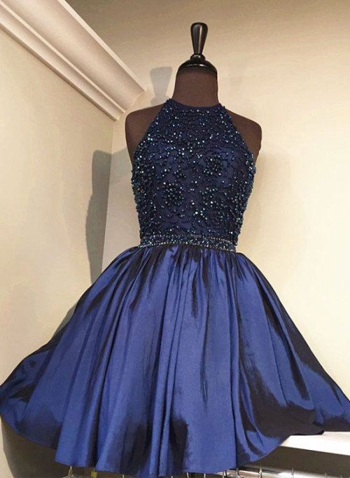 Cute Blue Short Prom Dress M3680 on Luulla