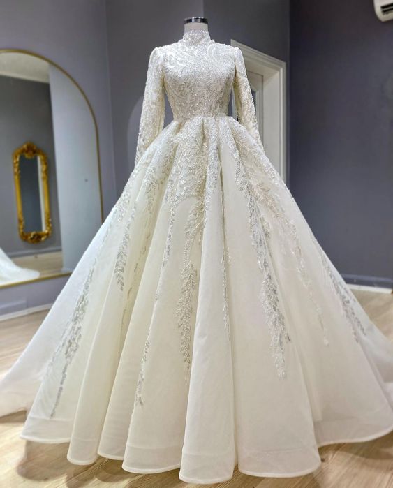 Wedding Dress, Long Prom Gown, Evening Dress M3705