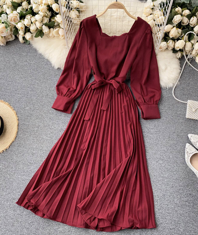 A-line Long Sleeves Casual Dress main image 1