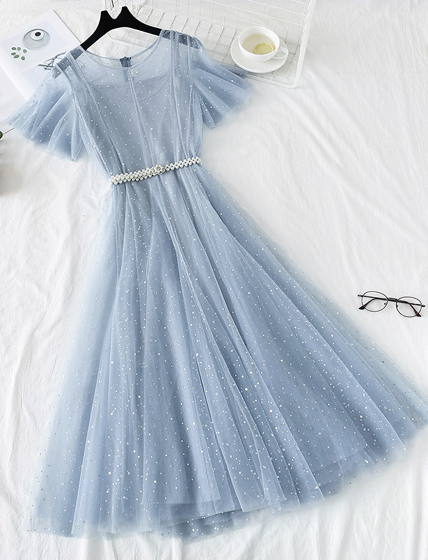 A Line Tulle Short Dress Summer Dress on Luulla