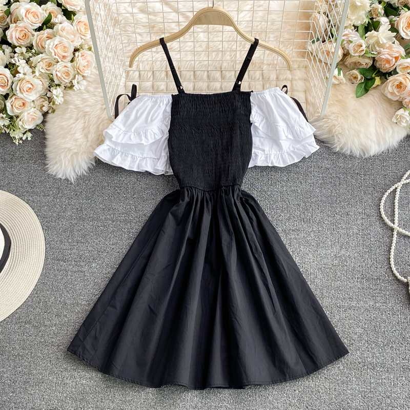 Cute A Line Off Shoulder Short Dress Fashion Dress