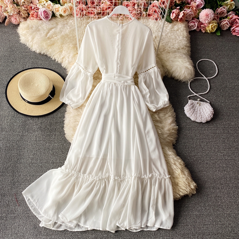 Chic A Line Long Sleeves Fashion Dress on Luulla