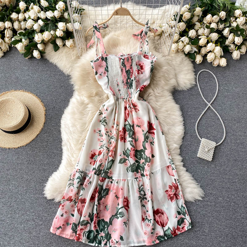 Summer Holiday Dress With Sweet Wooden Ear Tube Top on Luulla — free download