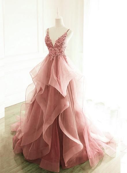 Dark pink 2024 formal dress