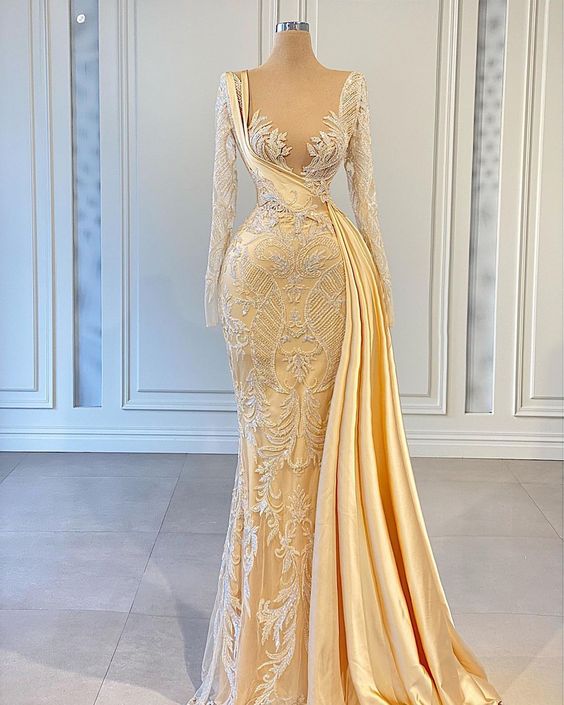 Long Prom Dress Sexy Evening Gown