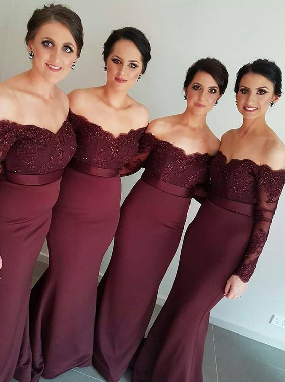 Bridesmaid Dress 2017 Prom Dresses Bridesmaid Dress 2017 Prom Dresses Long Mermaid Evening Burgundy