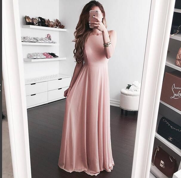 girl simple long dress