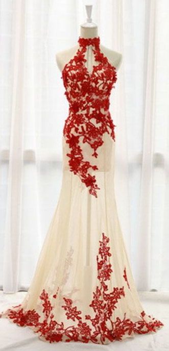 Prom Dress,lace Prom Dresses,tulle Formal Gown,red Prom Dresses,lace Evening Gowns,lace Formal Gown For Teens
