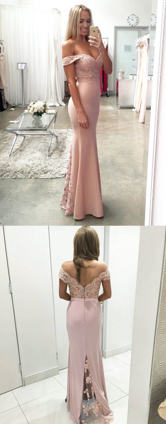 Prom Dresses,charming Prom Dress,off Shoulder Backless Mermaid Party Dress,long Evening Dress,sexy Lace Prom Dresses,formal Dress