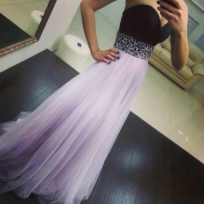 Charming Prom Dress,sexy Prom Dress,tulle Lavender Prom Dress,long Homecoming Dress