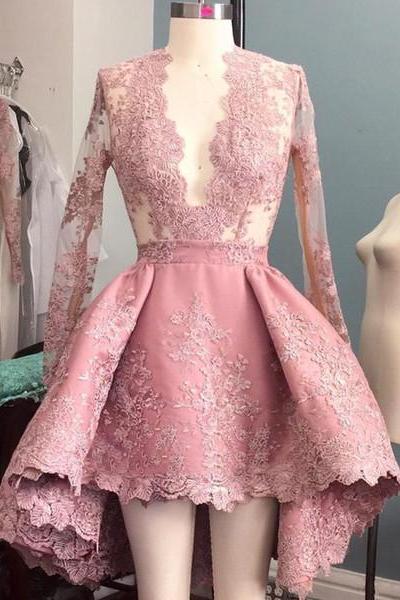 Stunning Prom Dress Pink Prom Gowns Long Evening Gowns For Teens