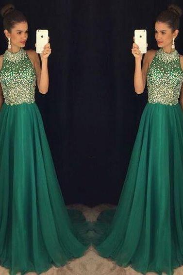 Green Prom Dress,charming Prom Dresses,evening Dress,long Prom Dress, Prom Dress M2649