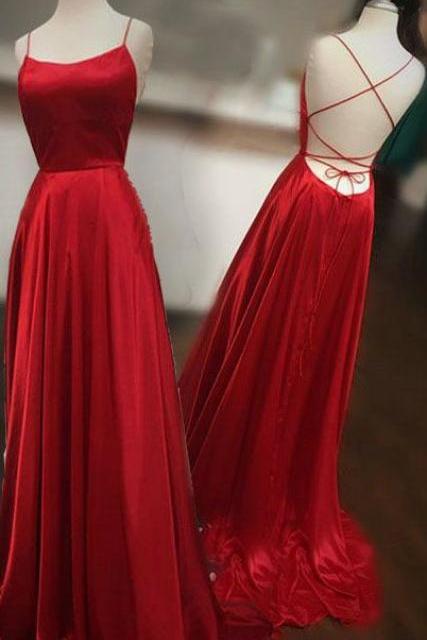 Sexy Burgundy Criss-cross Straps Prom Dress Ruffles Sexy Split Side Long Party Gowns 2018 M4346