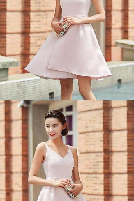 Pink Prom Dresses, Short Prom Dresses M5320