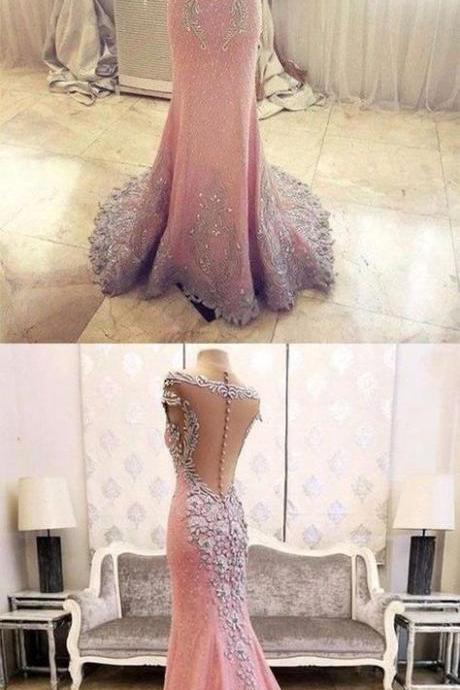 Luxury Prom Dress,Mermaid Prom Dress,Backless Prom Dress,Fashion Prom Dress,Sexy Party Dress, New Style Evening Dress M6744