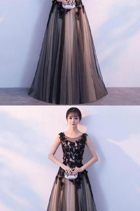 Black Prom Dresses, Prom Dresses Long M7444