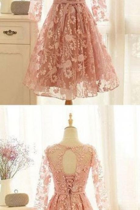 Unique Homecoming Dresses,lace Homecoming Dresses,short Homecoming Dresses,short Prom Dresses M8087