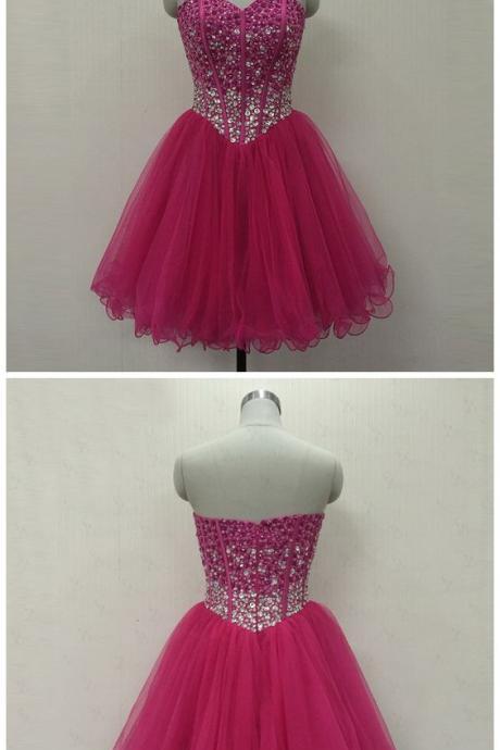 Pink Party Dress Homecoming Dresses M8285