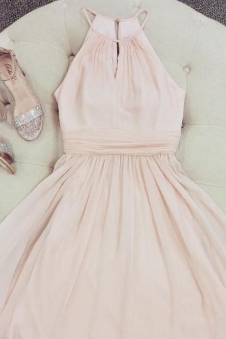 Cute Short Pink Dancing Dress M8963
