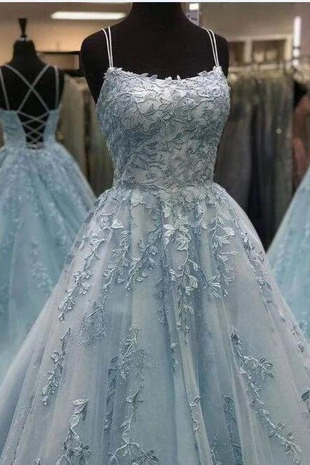 2021 Ball Gown Long Prom Dresses With Appliques And Beading Fashion M03