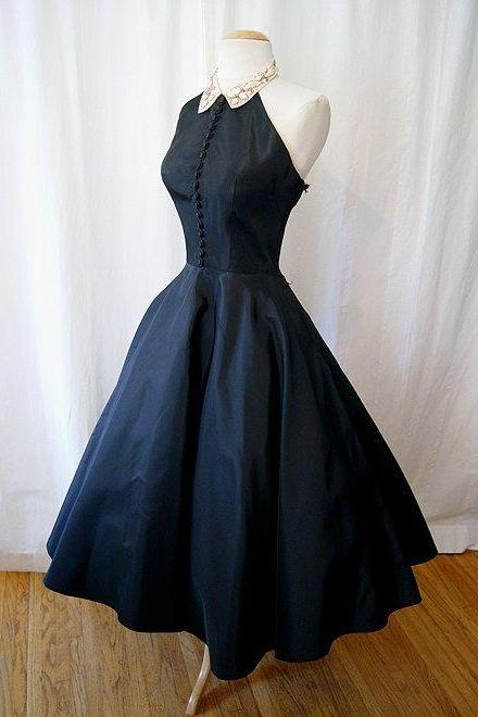 A-line Sleeveless Grace Prom Dress Tea-length Dresses Formal Dress M96