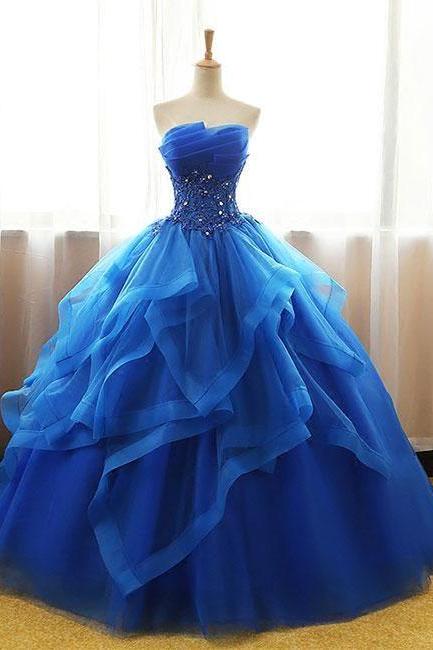 Quinceanera Dresses Vestidos De 15 Anos Aqua Stunning Ball Gowns Beaded Sweetheart Sweet 16 Dress M119