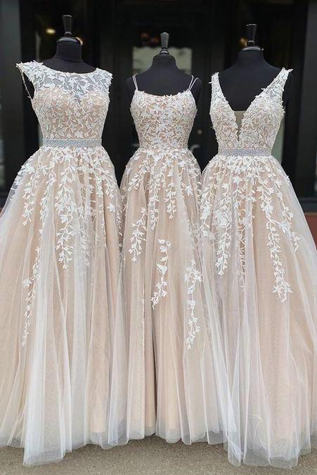 Lace Evening Dress, Formal Dress M151