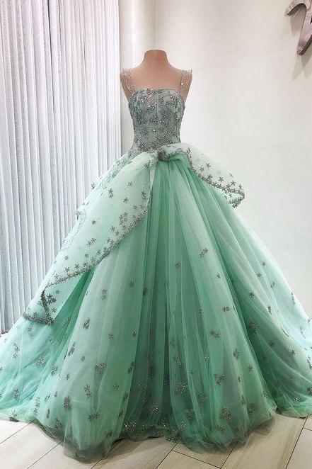 Ball Gown Tulle Prom Dress/evening Dress M355