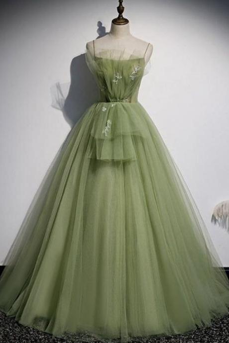 Tulle Long Sweet 16 Prom Dress Formal Dress, Evening Gown M402