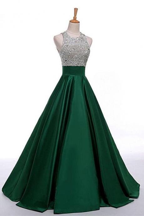 A-line Prom Dresses, Prom Dress,prom Dresses For Teens,satin Evening Dresses M417
