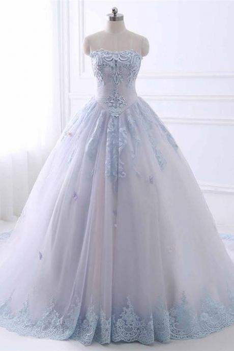 Beautiful Prom Dresses Sweetheart Sweep/brush Train Ball Gown Prom Dress/evening Dress M439