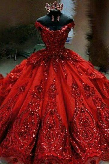 Ball Gown Ball Gown Wedding Dress Beautiful Evening Dress M576